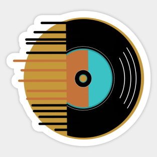 Retro Vinyl Sticker